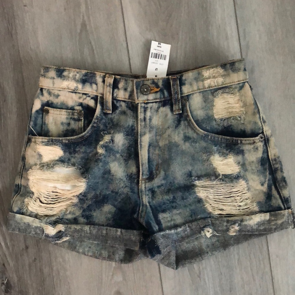 NEW with Tags! LF High-Waisted Denim Shorts